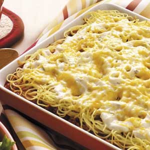 Spaghetti casserole