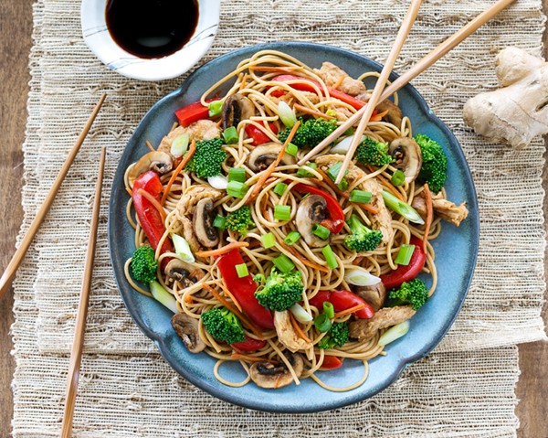 Spaghetti lo-mein