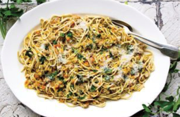 Spaghetti Montepulciano (Maccheroni alla chitarra al Montepulciano)