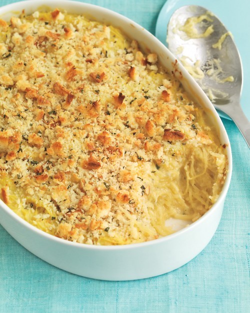 Spaghetti squash gratin