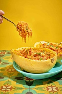 Spaghetti squash pomodoro