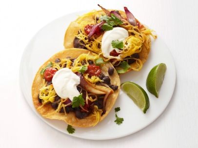 Spaghetti squash tostadas