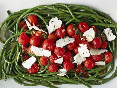 Spaghetti-style green beans