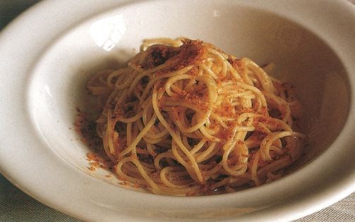 Spaghetti with bottarga