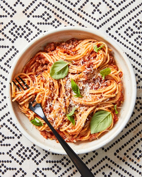 Spaghetti with meat sauce