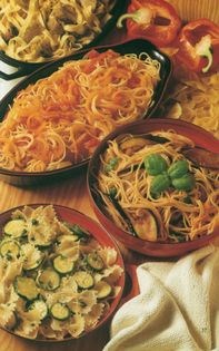 Spaghetti with sweet peppers (Spaghetti ai peperoni)