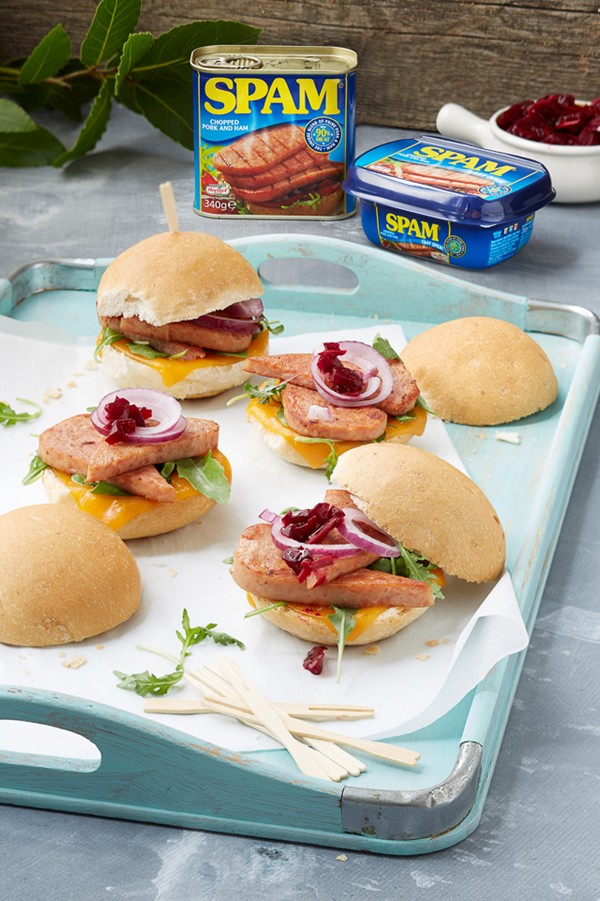 Spam® sliders