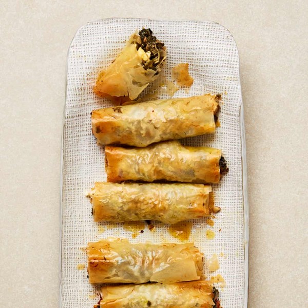 Spanakopita cigars