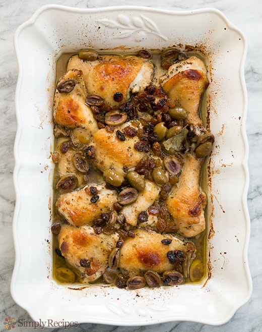 Spanish baked chicken