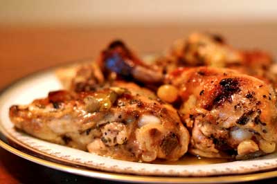 Spanish baked chicken