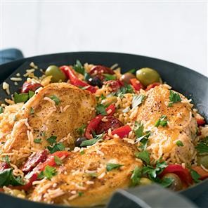 Spanish chicken and rice
