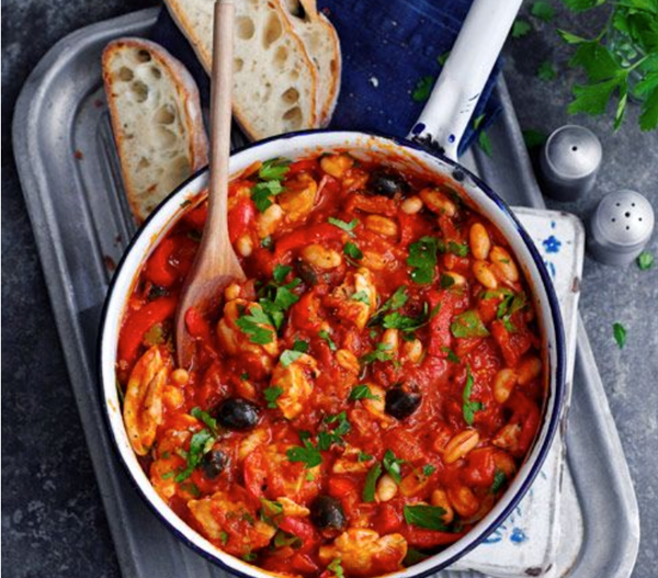 Spanish chicken stew