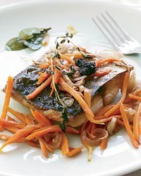 Spanish mackerel escabèche