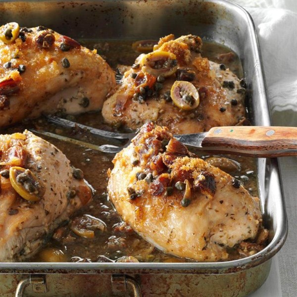 Spanish Marsala turkey breast