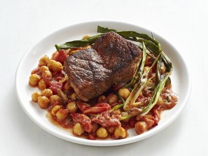 Spanish pork with chickpeas