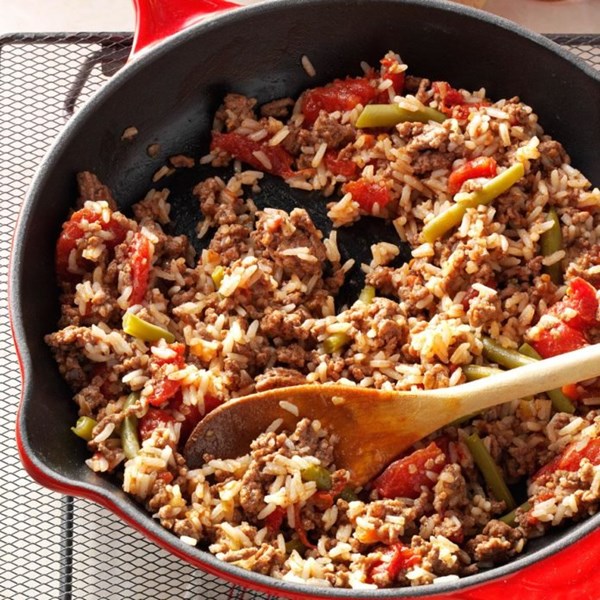 Spanish rice dinner
