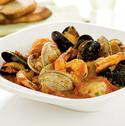 Spanish shellfish stew
