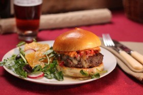Spanish-style burgers