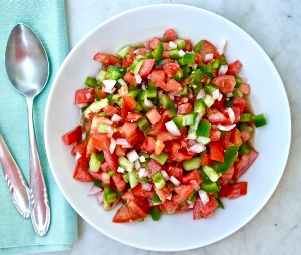 Spanish summer salad (Pipirrana)
