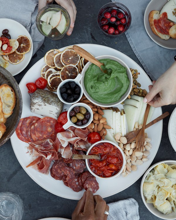 Spanish tapas board