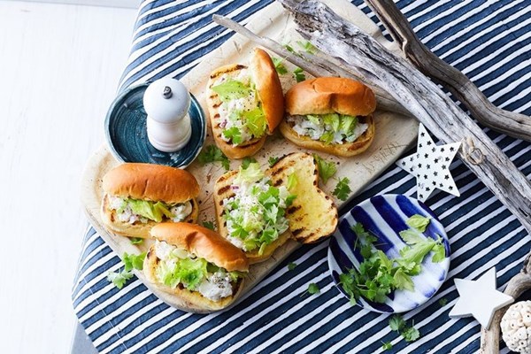 Spanner crab sandwiches