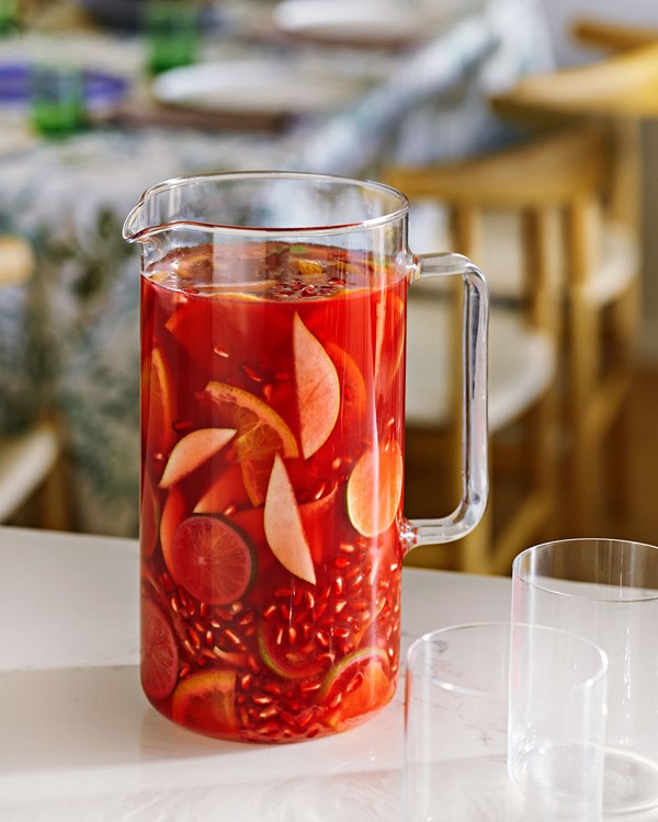 Sparkling citrus-pomegranate sangria