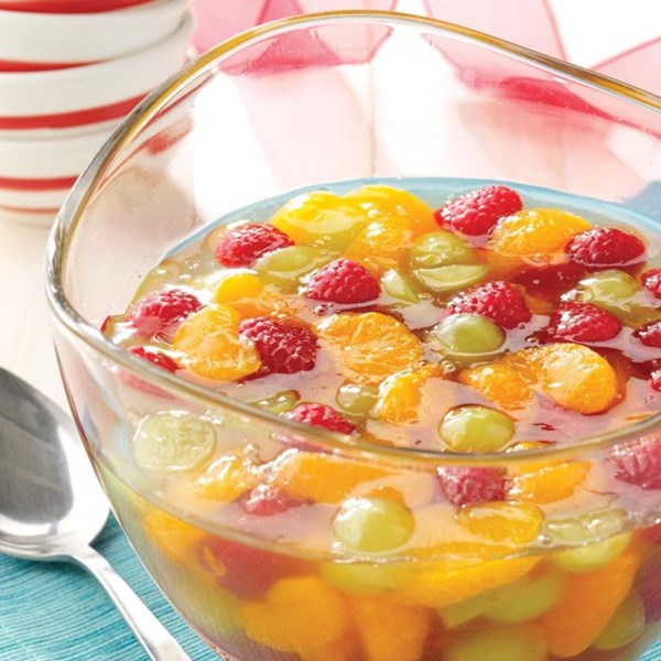 Sparkling gelatin salad
