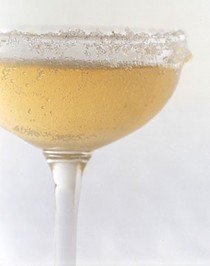 Sparkling ginger cocktails