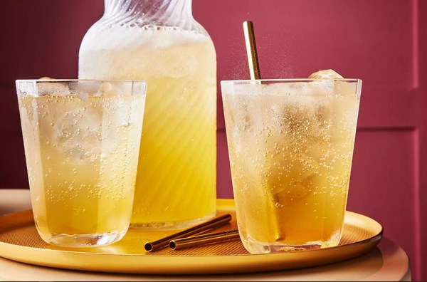 Sparkling Lady Grey & citrus iced tea