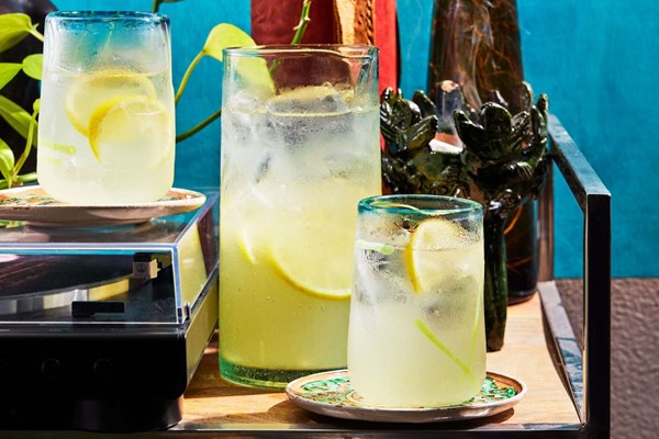 Sparkling mezcal water