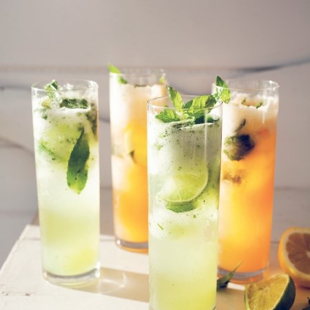 Sparkling mint melonade