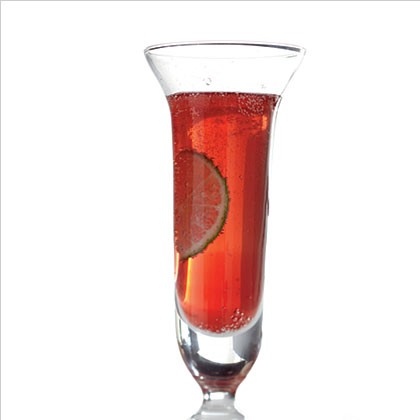 Sparkling pomegranate cocktail