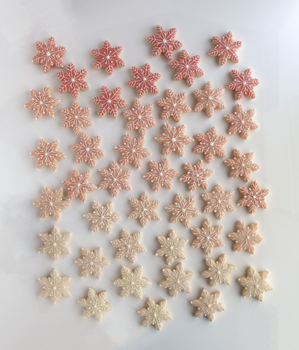 Sparkling snowflakes