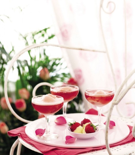 Sparkling sorbet float