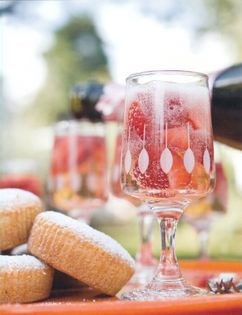 Sparkling strawberries