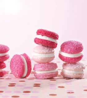 Sparkly macarons