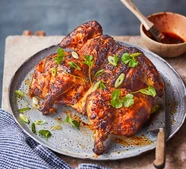 Spatchcock gochujang chicken