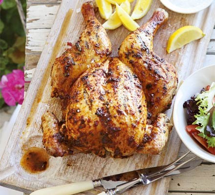 Spatchcock piri-piri chicken