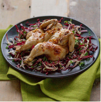 Spatchcock with chilli, garlic & lemon