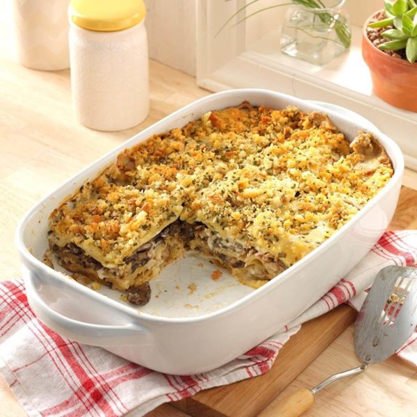Special mushroom lasagna