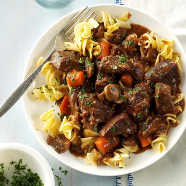 Special occasion beef Bourguignon 