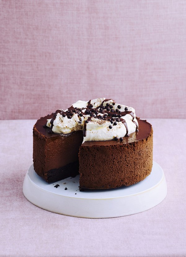 Special occasion chocolate mousse cake