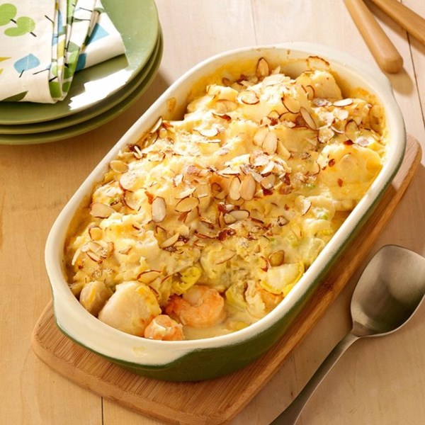 Special seafood casserole
