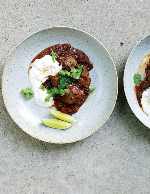Specialty restaurant lentil kofta curry