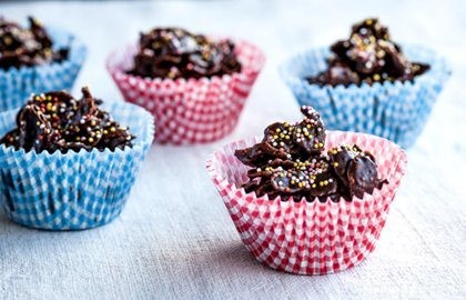 Speckled chocolate cornflakes