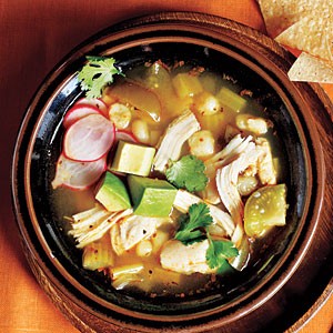 Speedy chicken posole