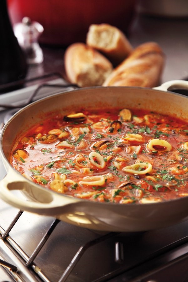 Speedy seafood supper