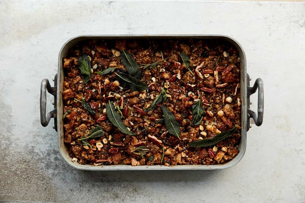 Speedy vegan stuffing