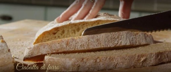 Spelt ciabatta (Ciabatta di farro)