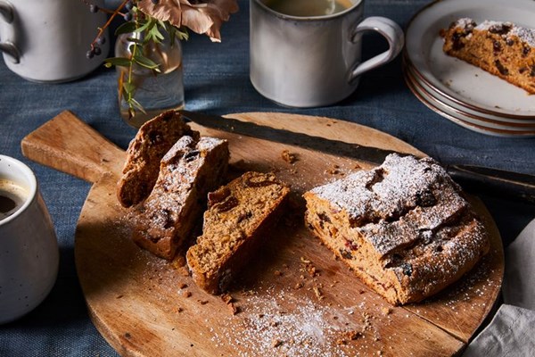 Spelt stollen for the holidays 